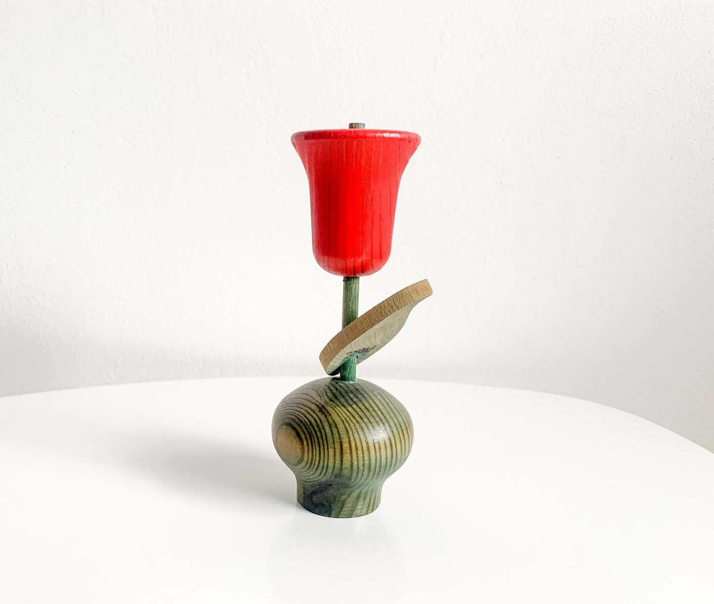 Wooden Tulip home decor by Aarikka Finland