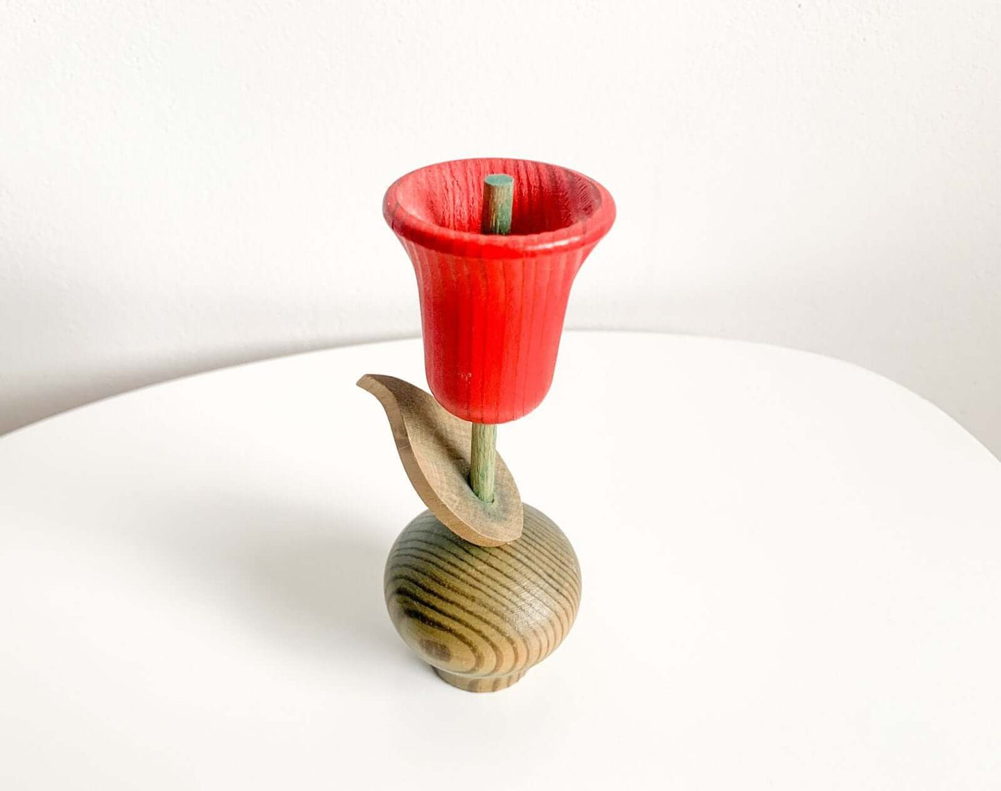 Wooden Tulip home decor by Aarikka Finland