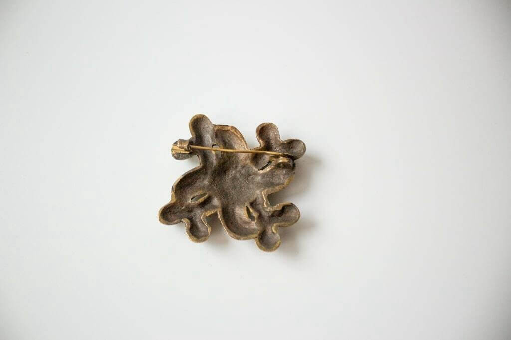 Substantial bronze brooch by Kalevala Koru, Solki-46