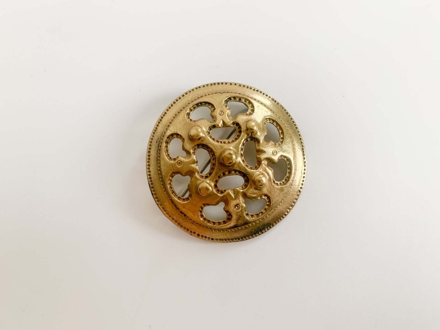 Vintage brooch Kalevala Koru Viking style
