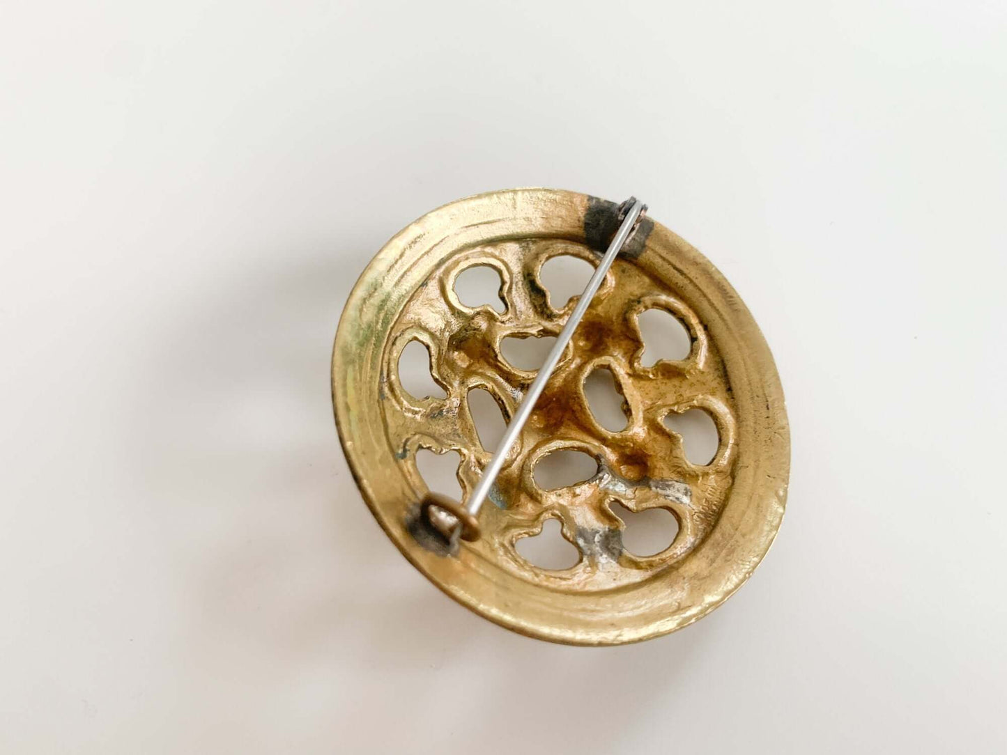Vintage jewelry Modernist brooch
