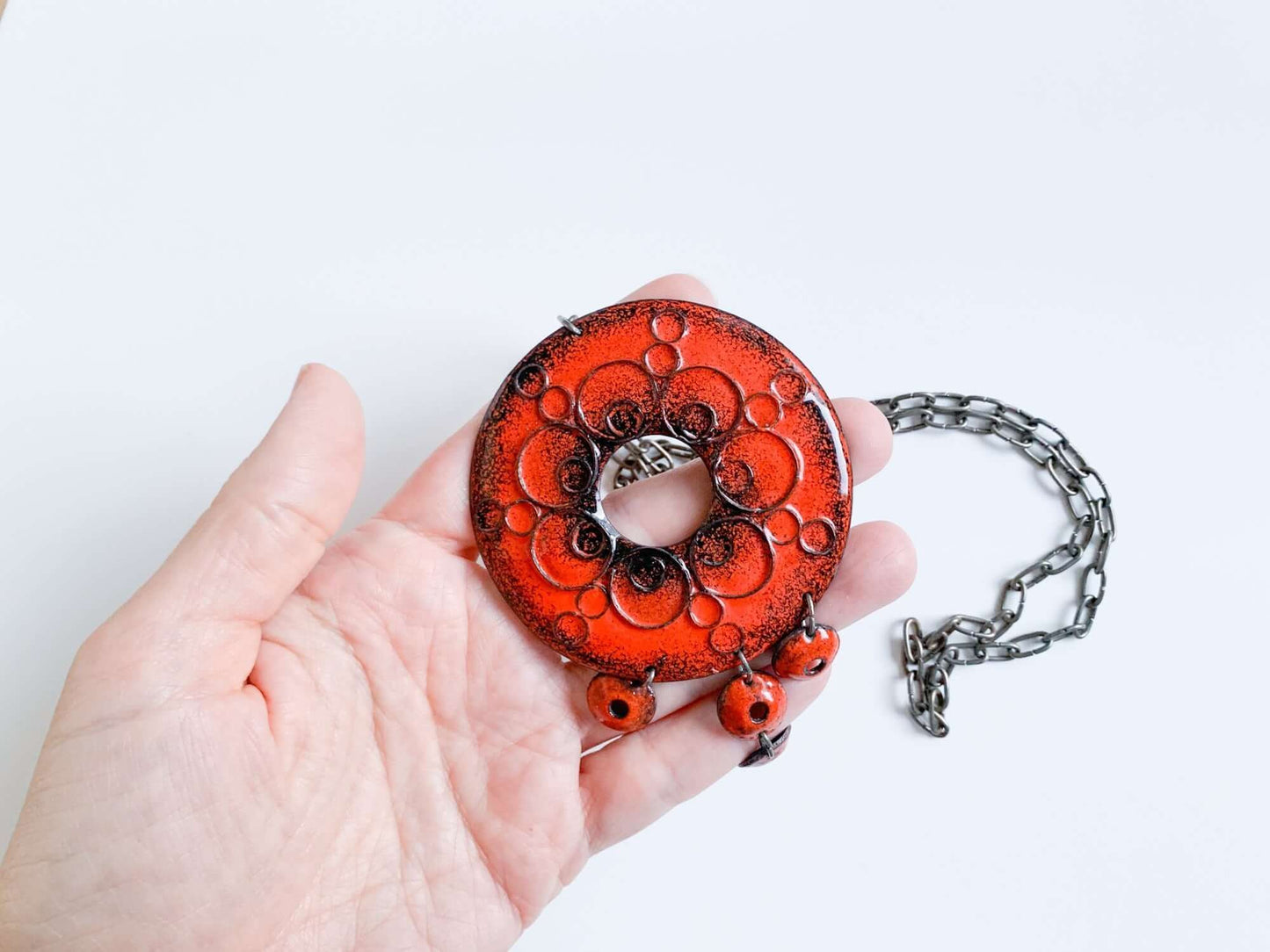 Vintage necklace Finnish design Scandinavian style