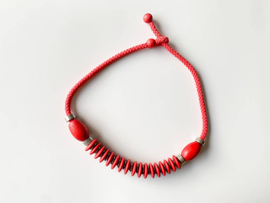 Aarikka Finland vintage wooden necklace | Molna