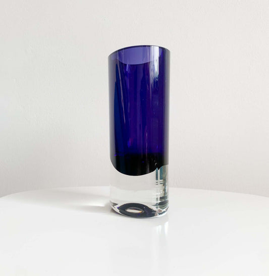 Blue vintage Vase KF295 Kaj Franck Nuutajarvi | Molna Vintage