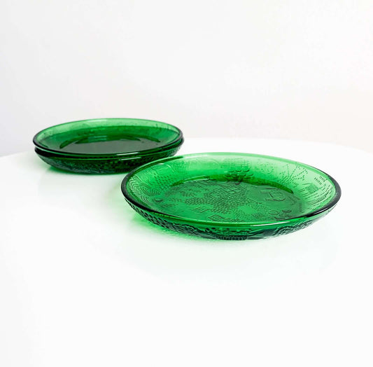 Fauna plate, design Oiva Toikka | Finnish vintage glass collection on Molna vintage