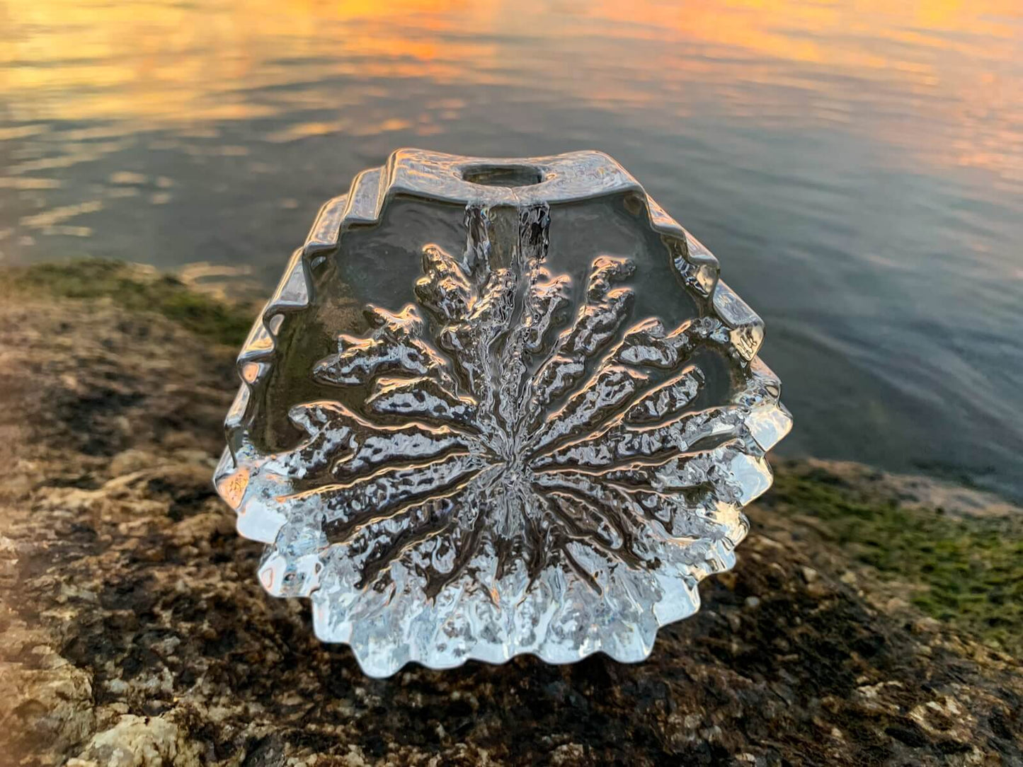 Made in Norway 1960s style glass