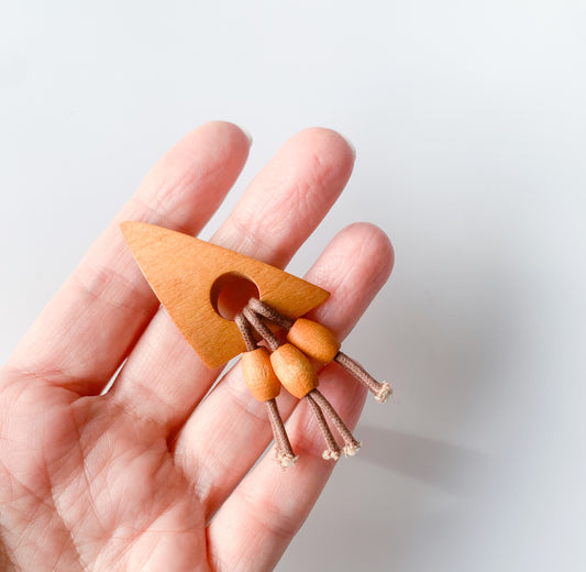 Aarikka Finland | Wooden Bird Brooch