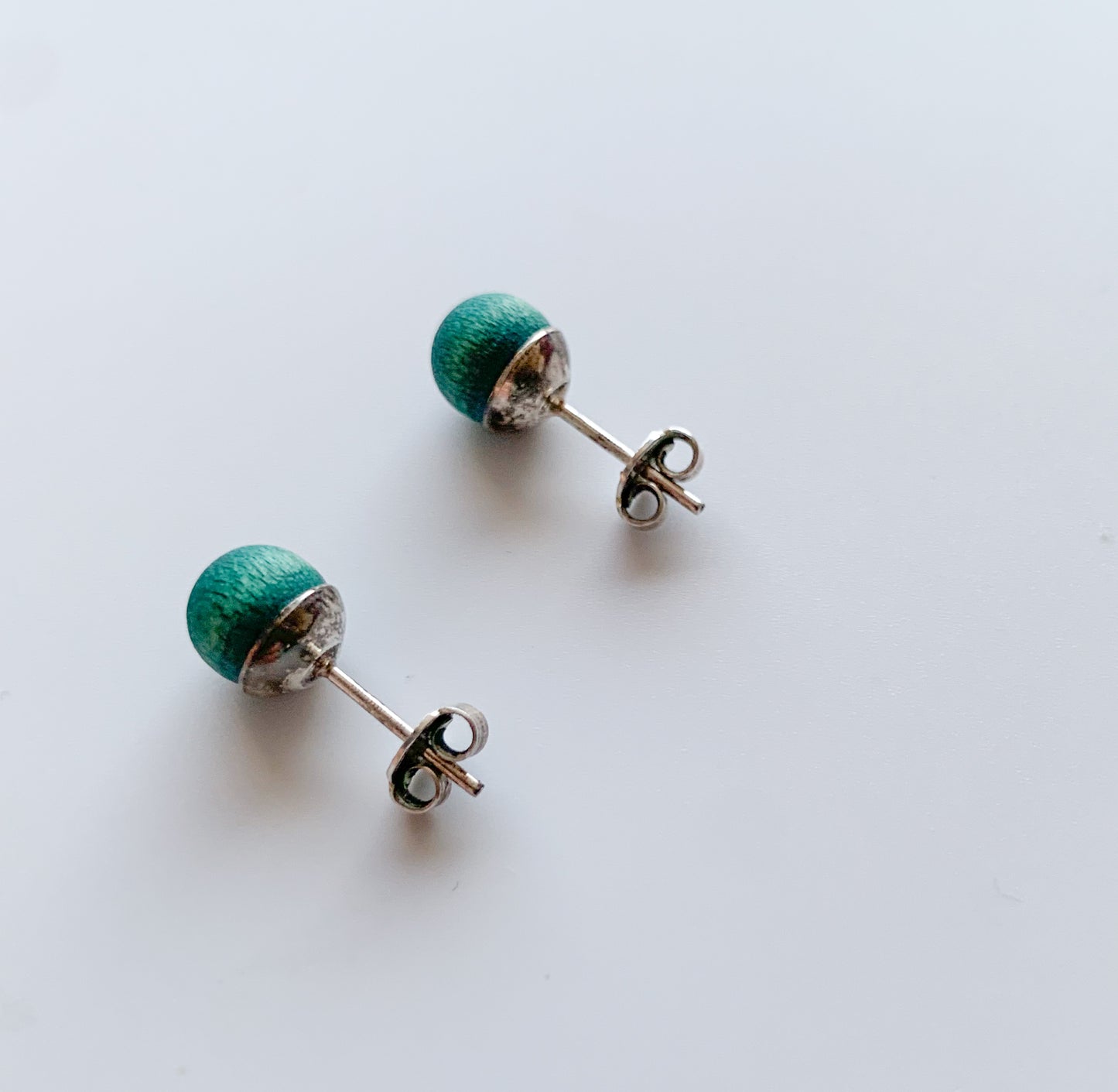 Aarikka Finland, Turquoise Marja Stud Earrings