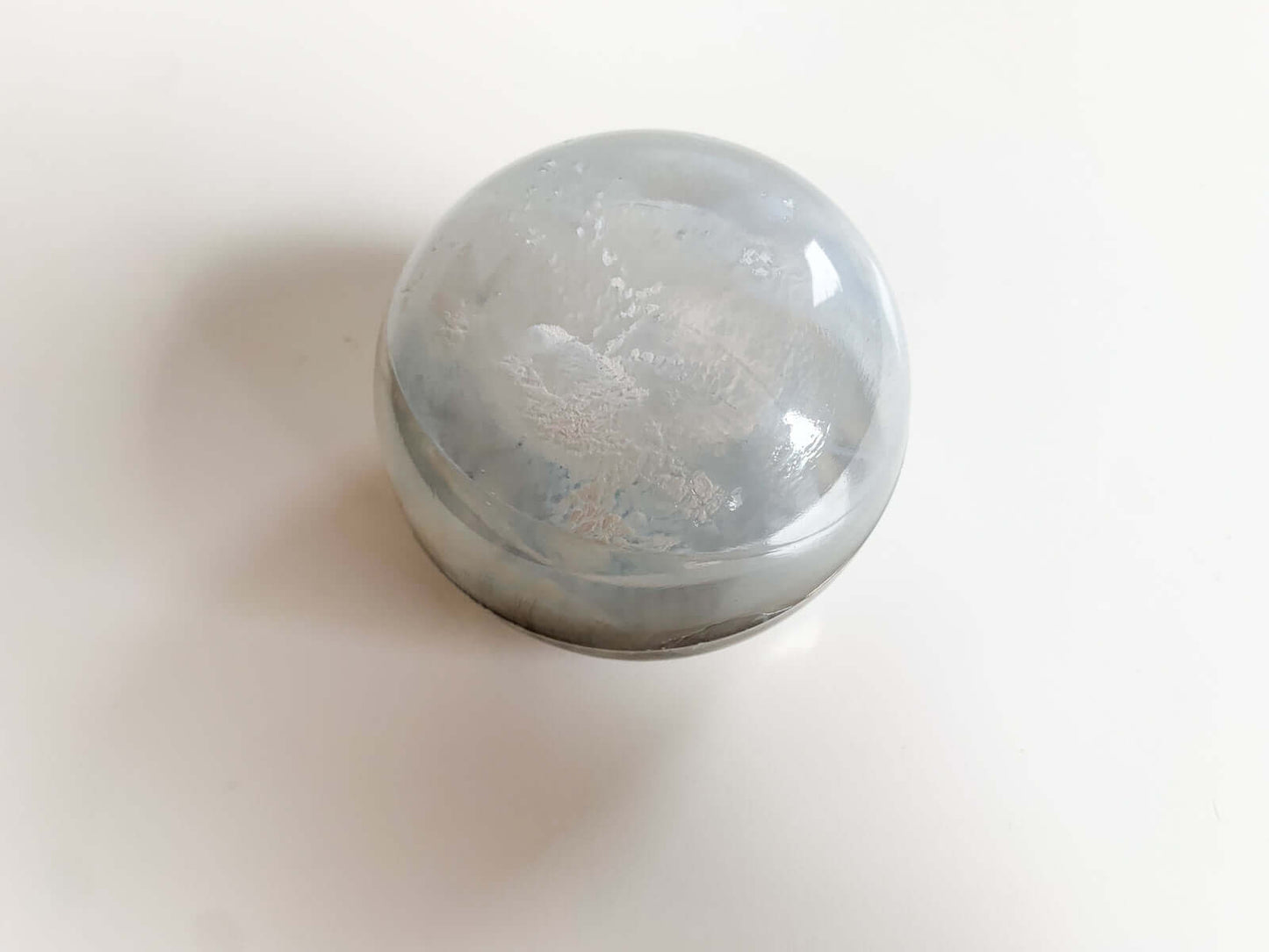 Nuutajarvi Art Glass Cast Candleholder | Finland 1970s