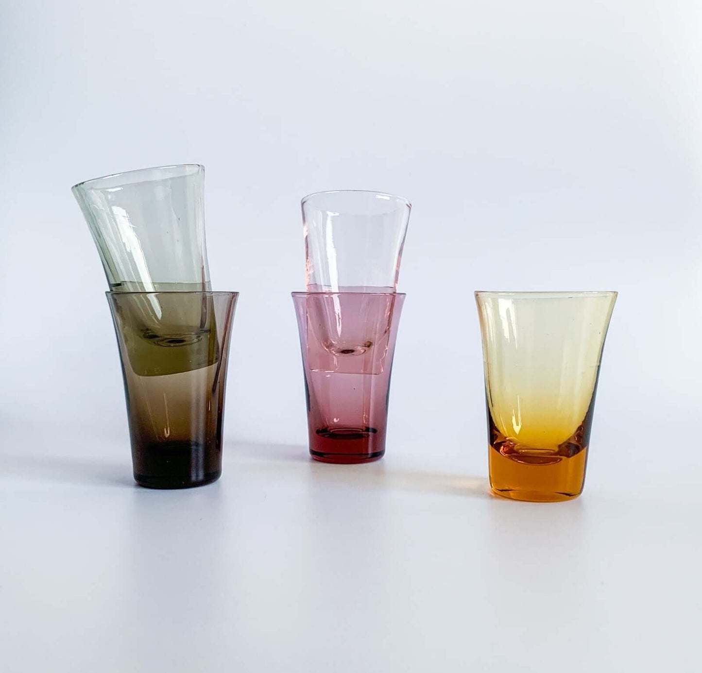Cordial glasses vodka spirits liquor