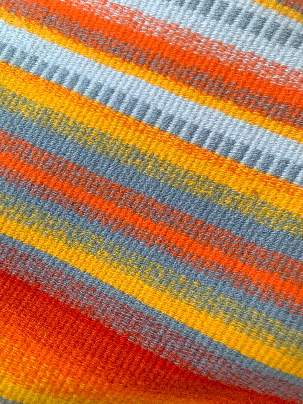 Lapland Raanu Wall Textile, Rug | Arctic Sunset Colors