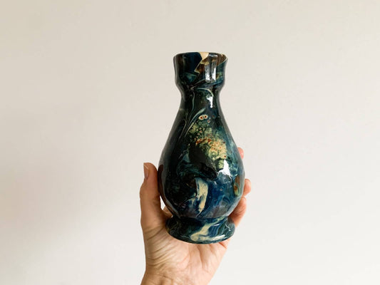 Scandinavian Style Marbled Glaze Decor