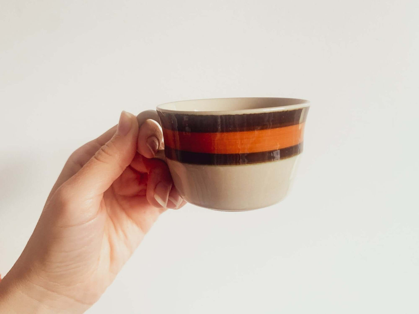 Ceramic cup Made in Sweden Modernist style