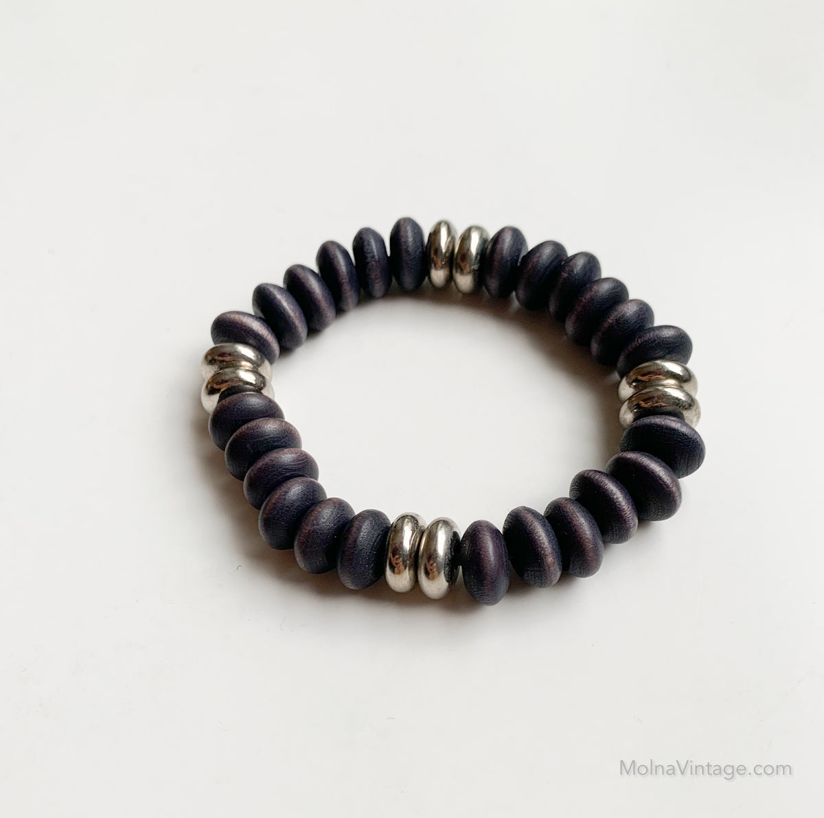 Deep violet wood bracelet | Aarikka Finland