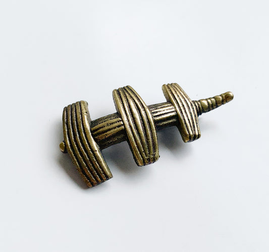 Vanha Solki bronze brooch by Kalevala