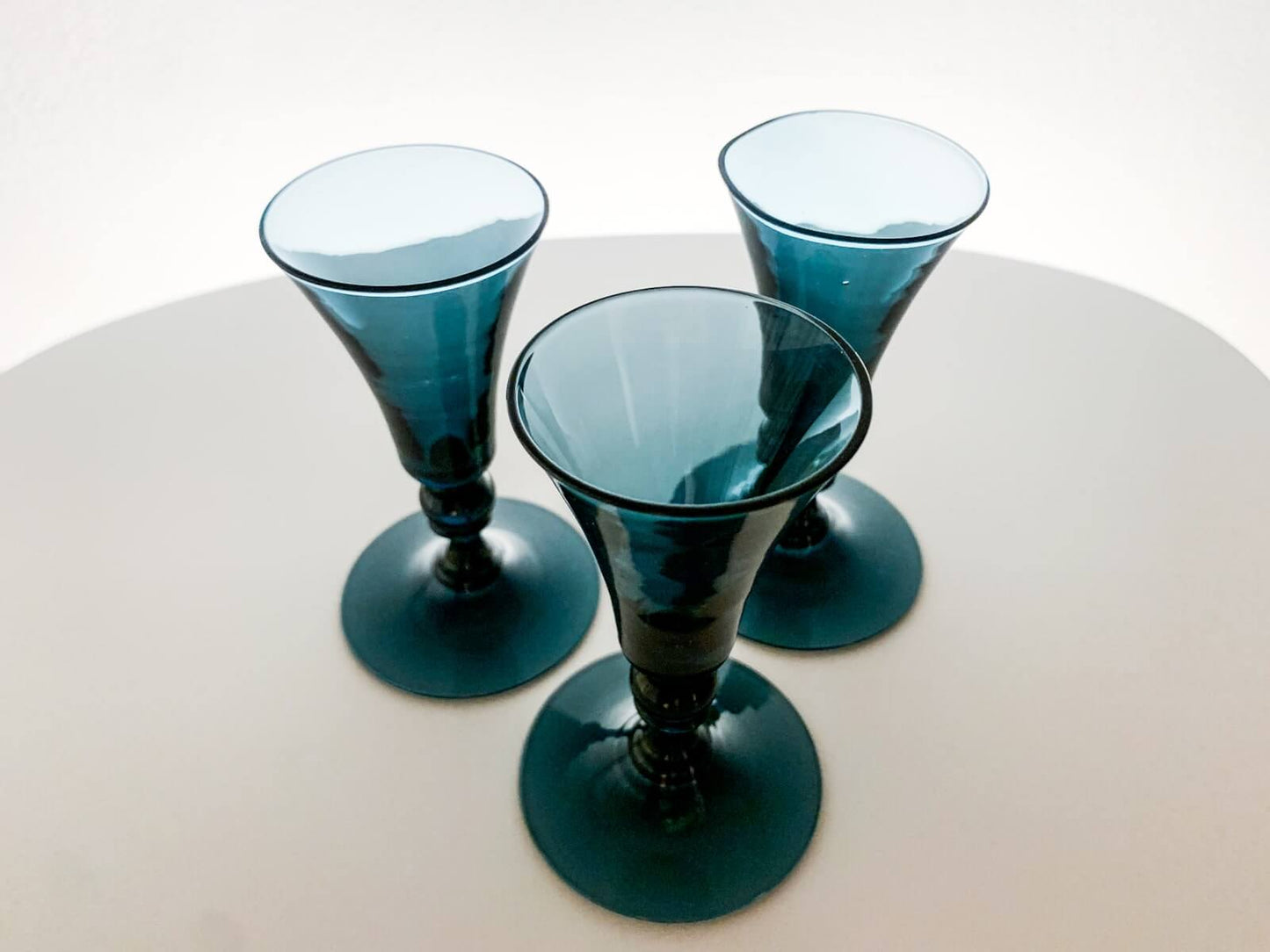 Gullaskruf, Trio of Goblets by Hugo Gehlin, Sweden 1930s