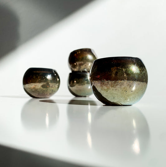 Riihimäki, Iridescent Glass Shot Glasses | Set of 4