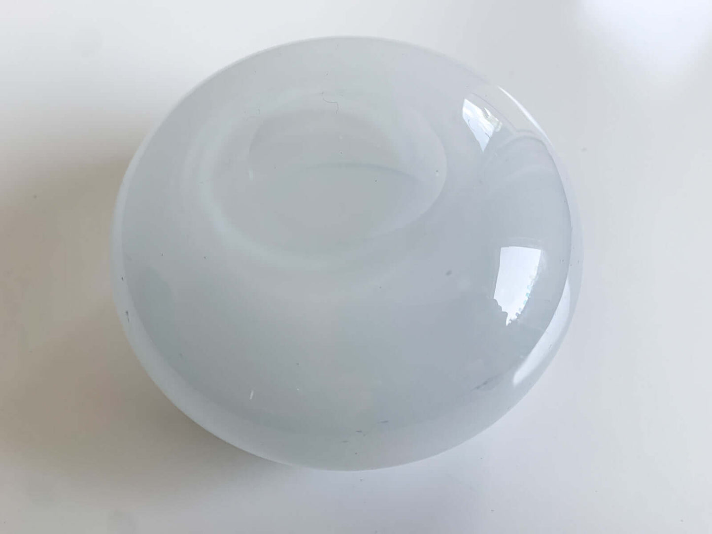 Riihimaki | Opaline Glass Sugar Bowl by Nanny Still, 1950s