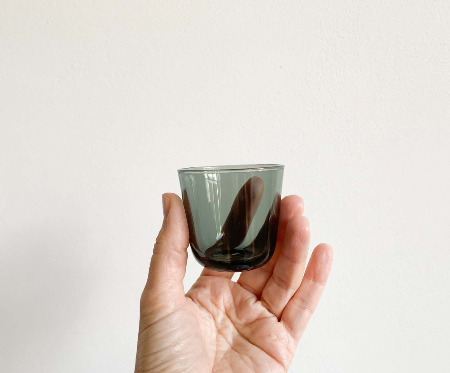 Kaj Franck Nuutajarvi, Set 4 Grey Glasses 5023