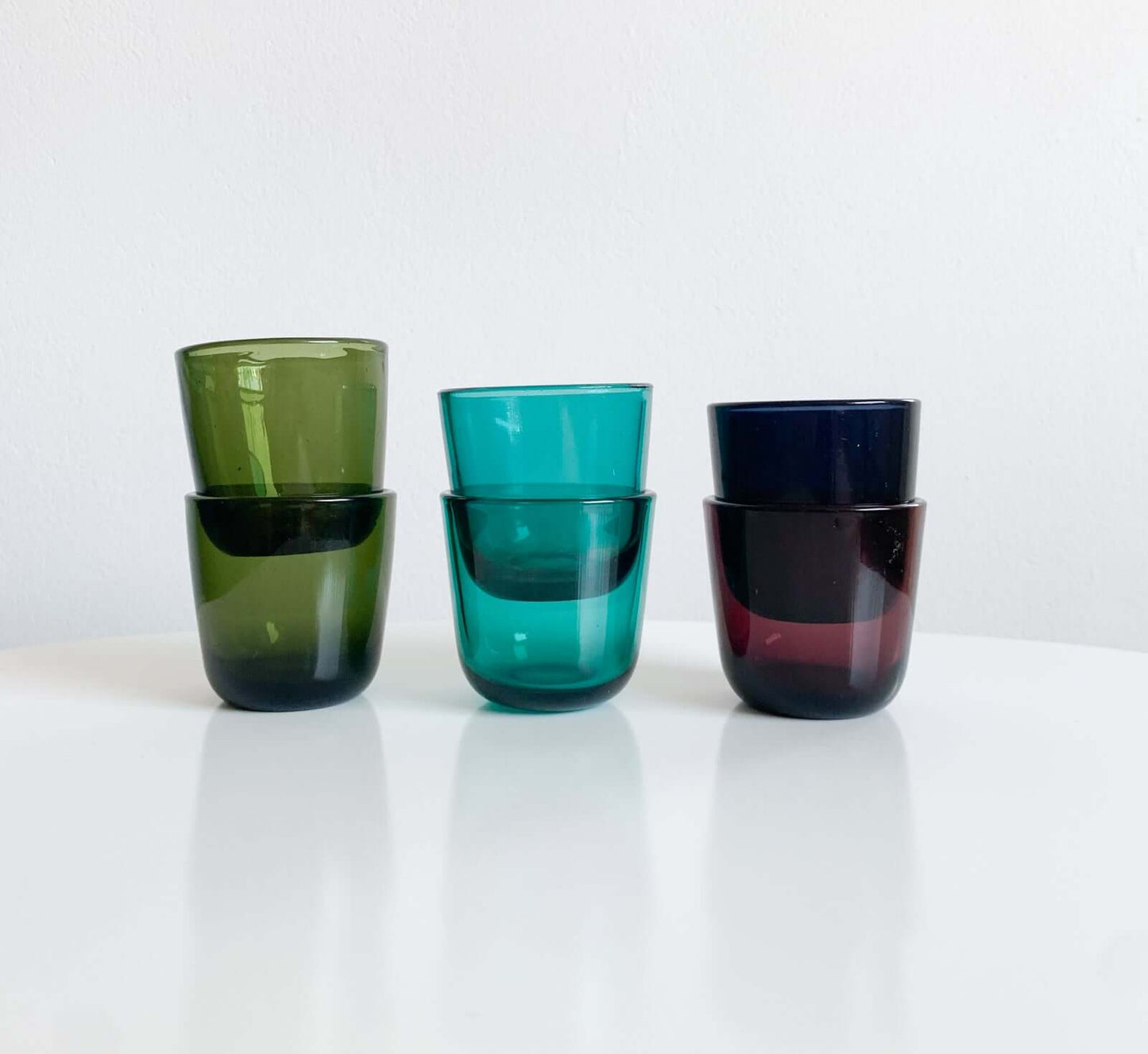 Kaj Franck Nuutajarvi, Set 6 Glasses 5023, 1960s