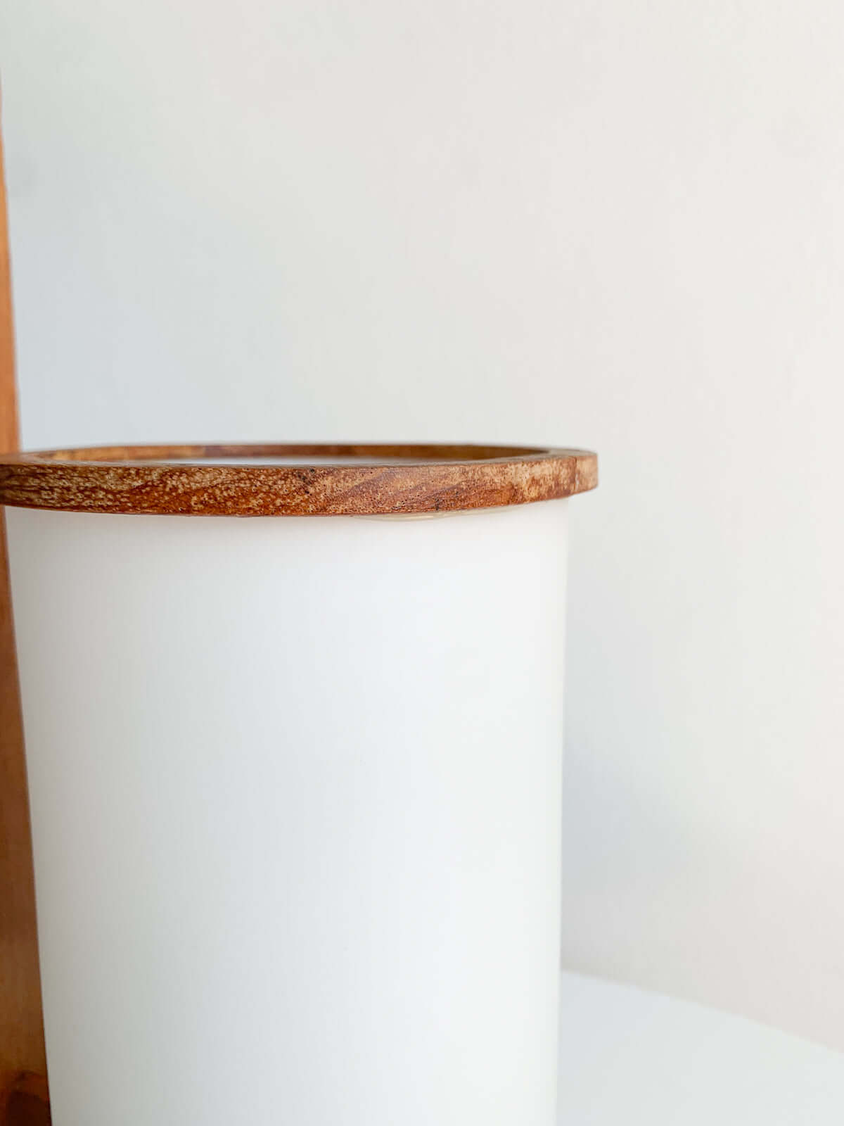 Rare Lival Oy wall teak lamp, Finland 1950s