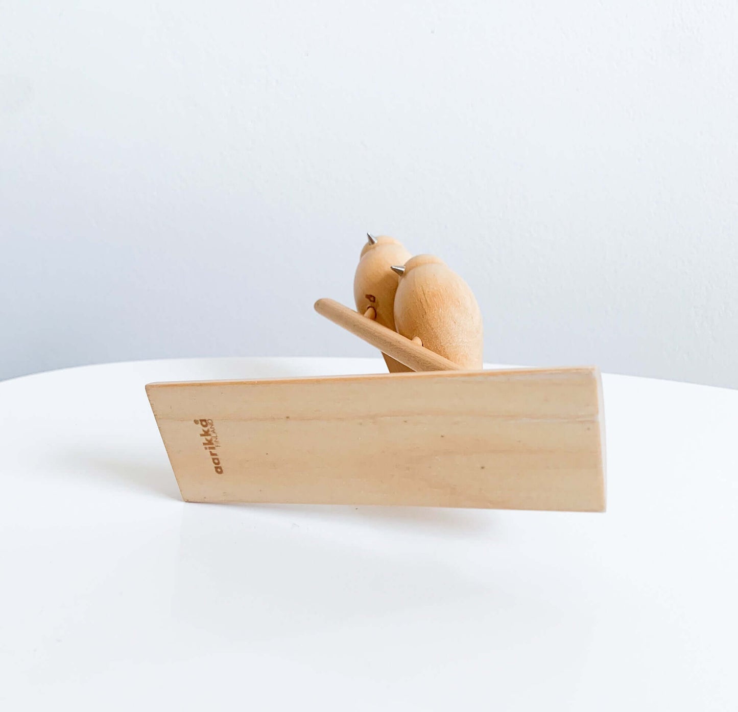 Aarikka Finland | Wooden bird pair sculpture
