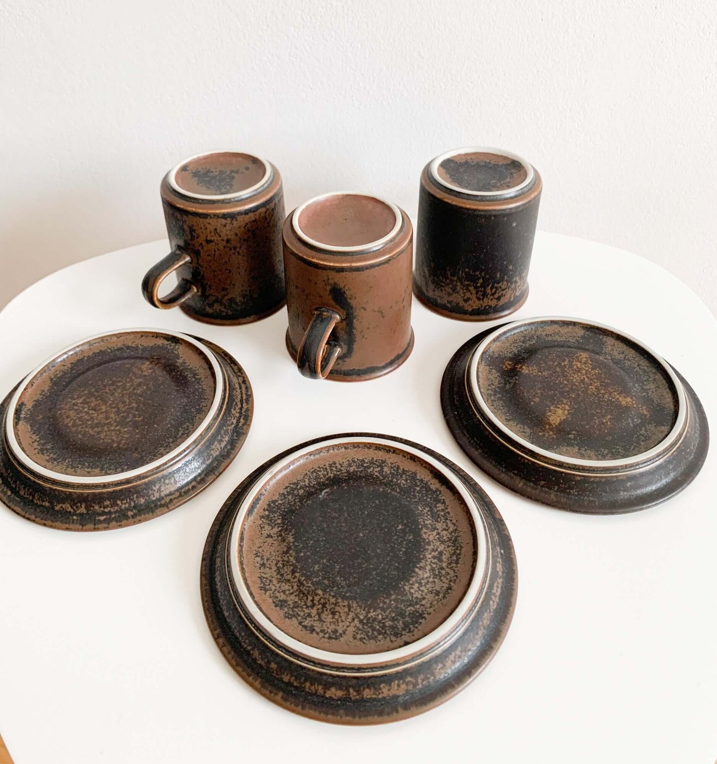 Arabia Finland | Set of 3 Ruska coffee cups