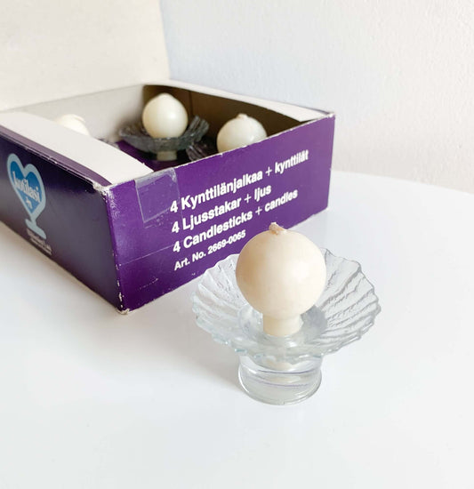 Nanny Still “Kehrä” Candle holders | Original box, candles