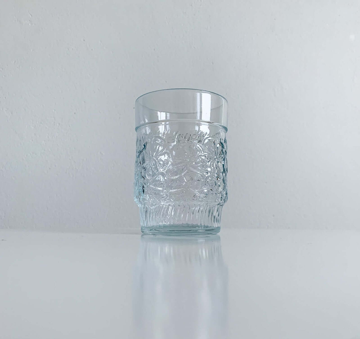 Vintage 4 Water Glasses Riihimaki Viola Series, 1970s Finland