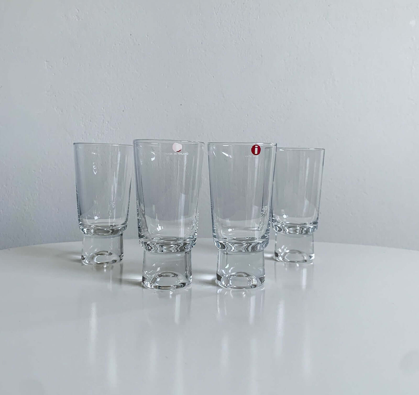 Tapio Wirkkala Iittala, 4 Shot Glasses Set Future Series