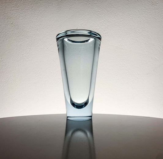 Per Lutken Holmegaard, vase Umanak Aqua 18 cm
