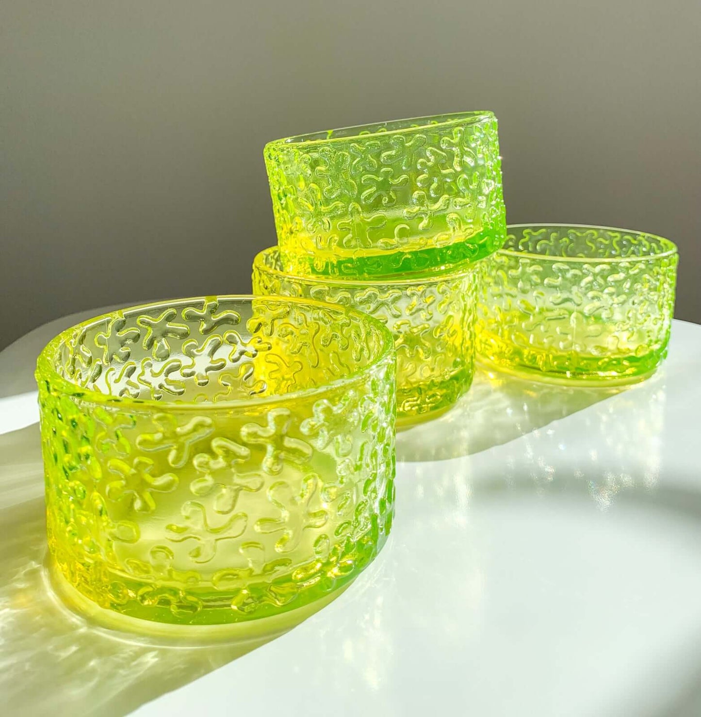 Riihimaen Lasi Jesperi Dessert Bowls, Set of 4