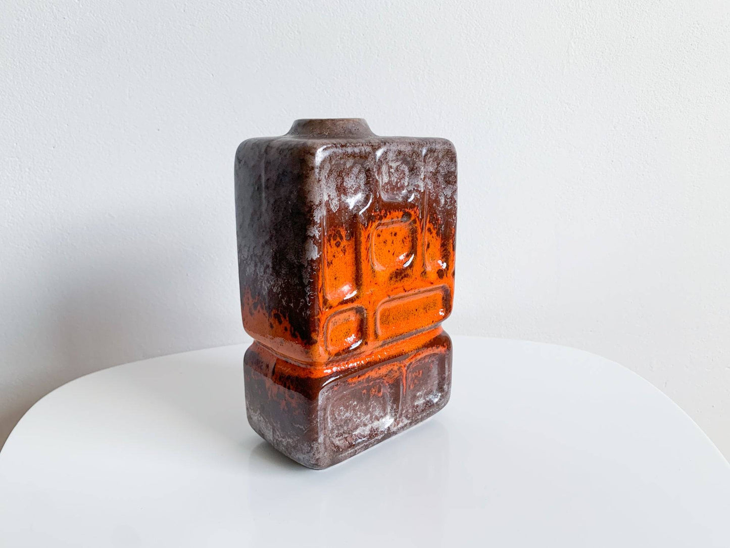 WGP ceramic vase and art object 1300 art ceramics, Strehla Germany, 1970s