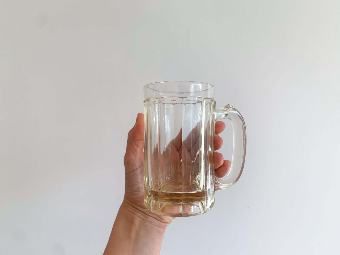 Rare Glass Mug, Crown Marked, Karhula 1930s