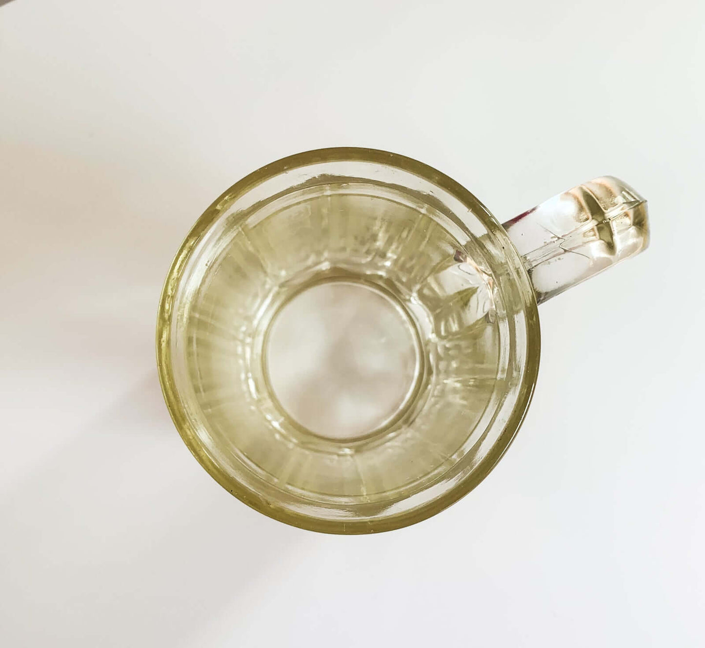 Rare Glass Mug, Crown Marked, Karhula 1930s