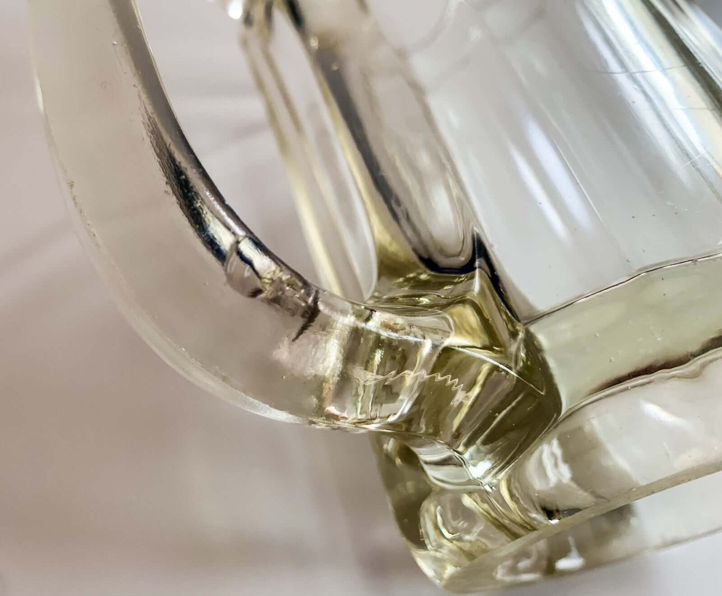 Rare Glass Mug, Crown Marked, Karhula 1930s