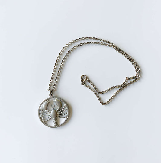 Jørgen Jensen Denmark | Pewter Cancer Pendant Necklace