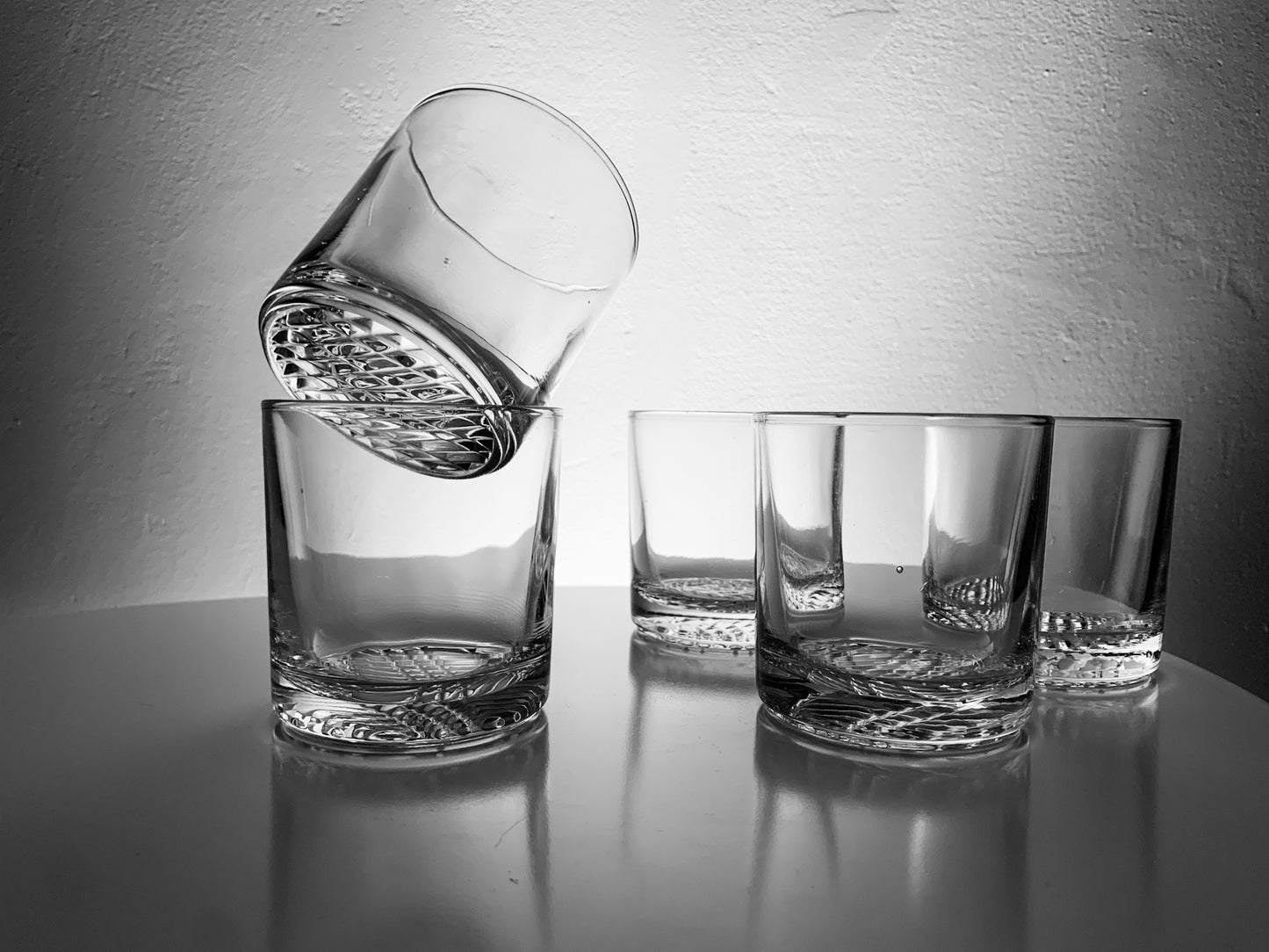 Nanny Still Riihimäki, Flindari set of 5 water glasses 1960s Finland