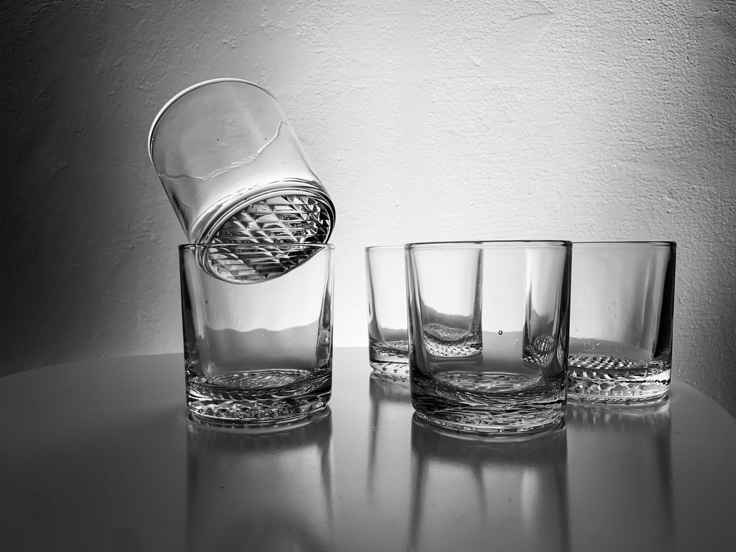 Nanny Still Riihimäki, Flindari set of 5 water glasses 1960s Finland