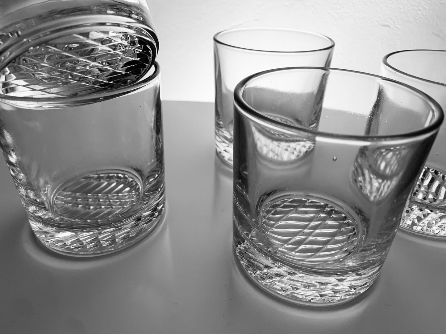 Nanny Still Riihimäki, Flindari set of 5 water glasses 1960s Finland