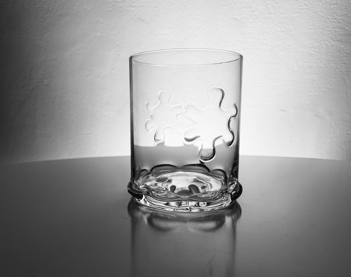 Riihimäki, Set of 4 elegant glasses Kasperi, designer Erkki Siiroinen, Finland