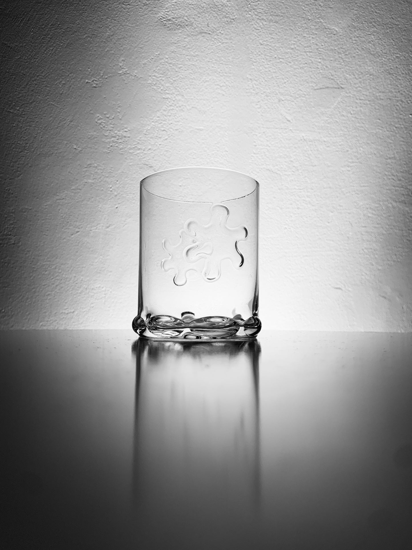 Riihimäki, Set of 4 elegant glasses Kasperi, designer Erkki Siiroinen, Finland