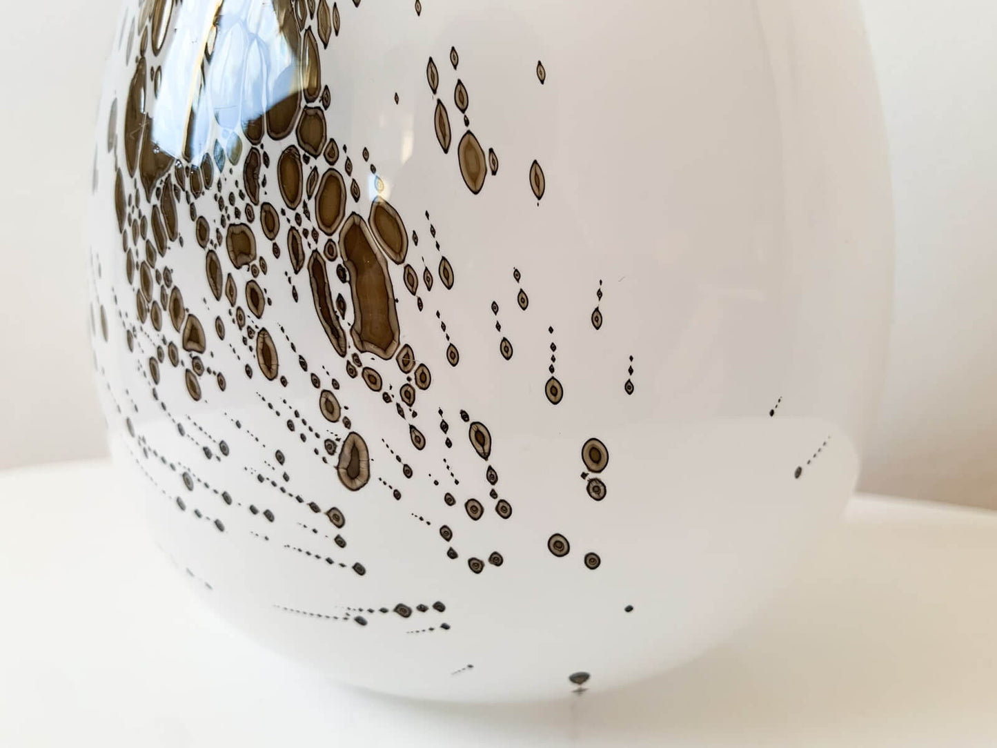 Large vase Fortuna by Bjorn Weckstrom, 19 cm, Nuutajarvi Finland