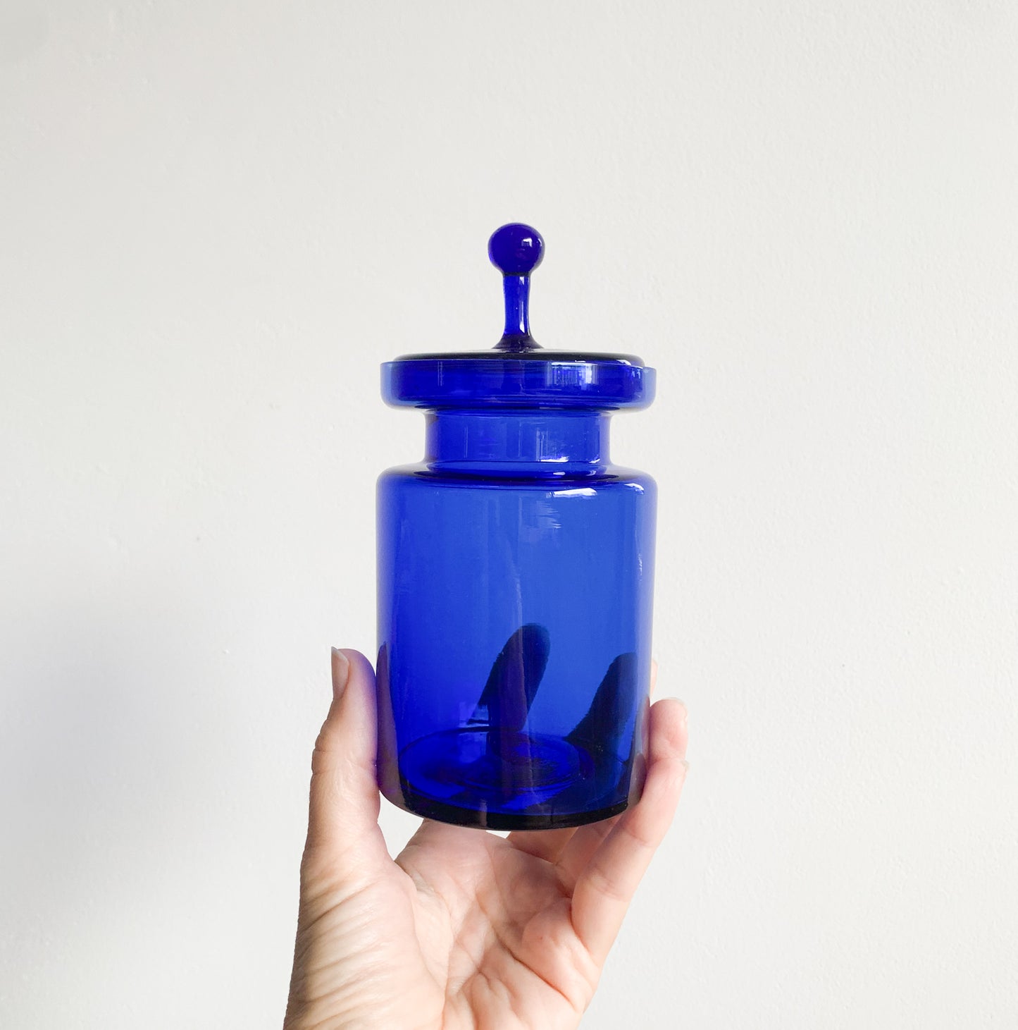 Sirkku Lehtonen Kumela, Lidded Glass Jar 1960s
