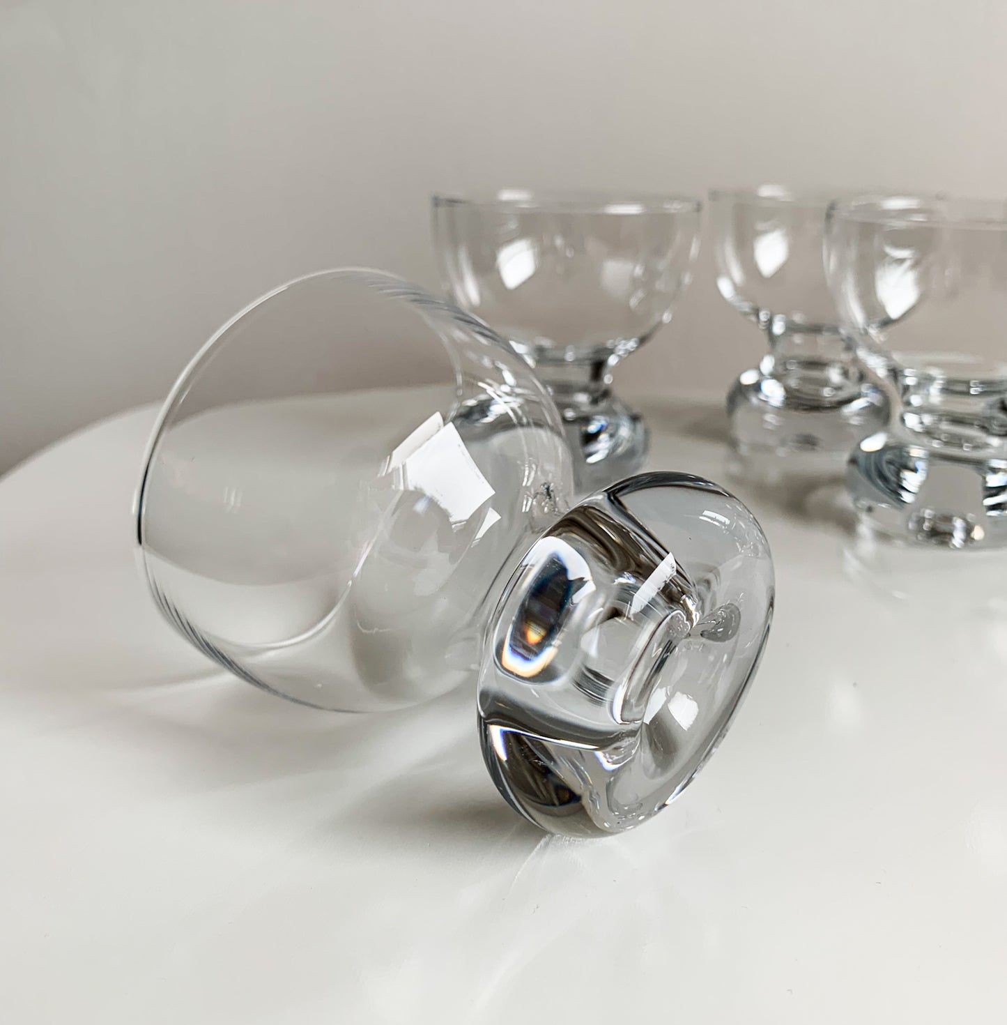 6 Riihimaen Lasi Nostalgia Glasses by Erkki Siiroinen