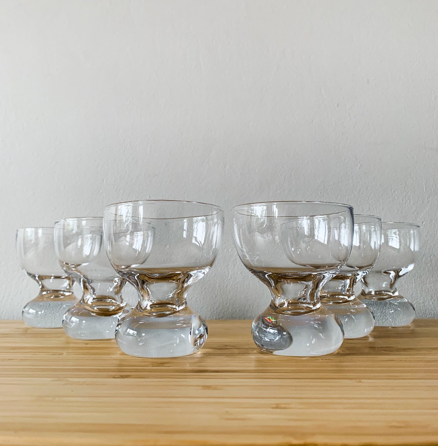 6 Riihimaen Lasi Nostalgia Glasses by Erkki Siiroinen