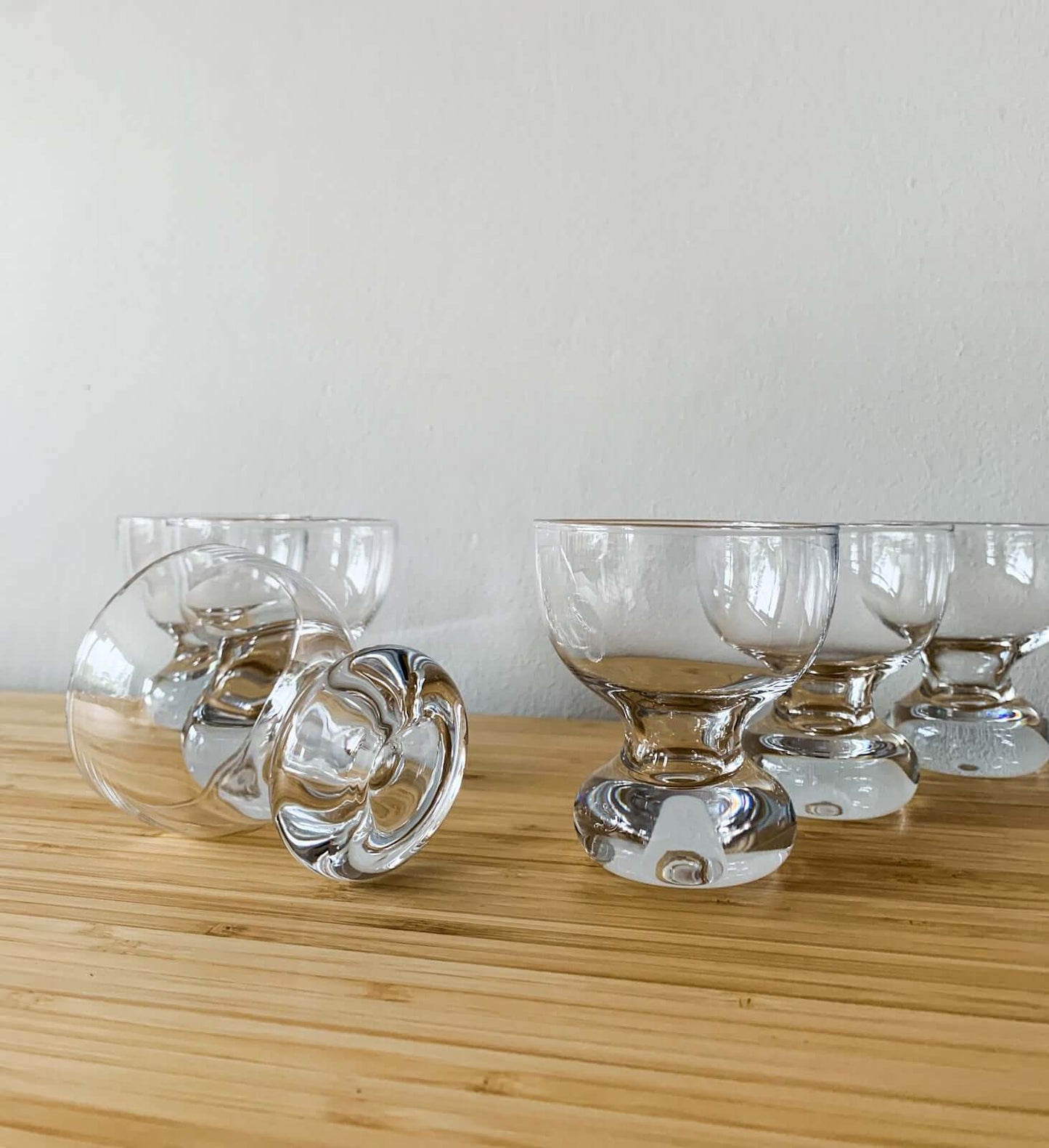 6 Riihimaen Lasi Nostalgia Glasses by Erkki Siiroinen