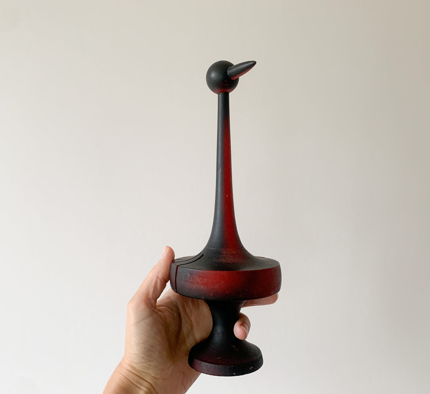 Paavo Asikainen Wooden Bird, Finland 1970s (27 cm)