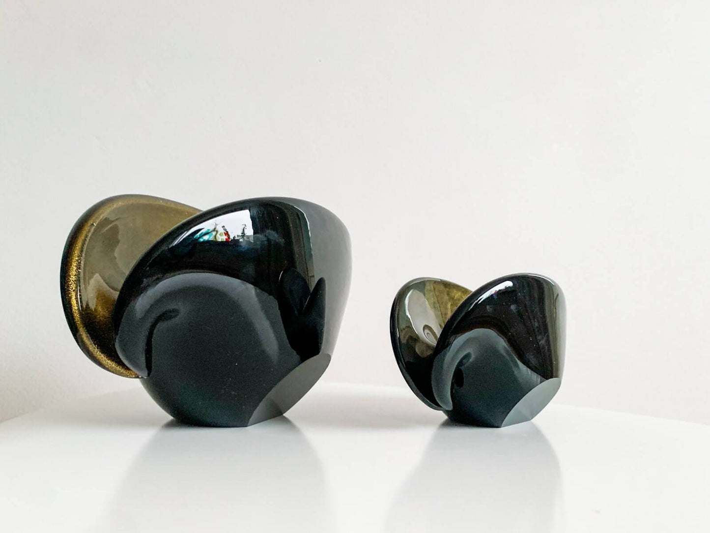 Franco Moretti, Murano Glass Art Sculpture Seashell 1970s, 22 cm