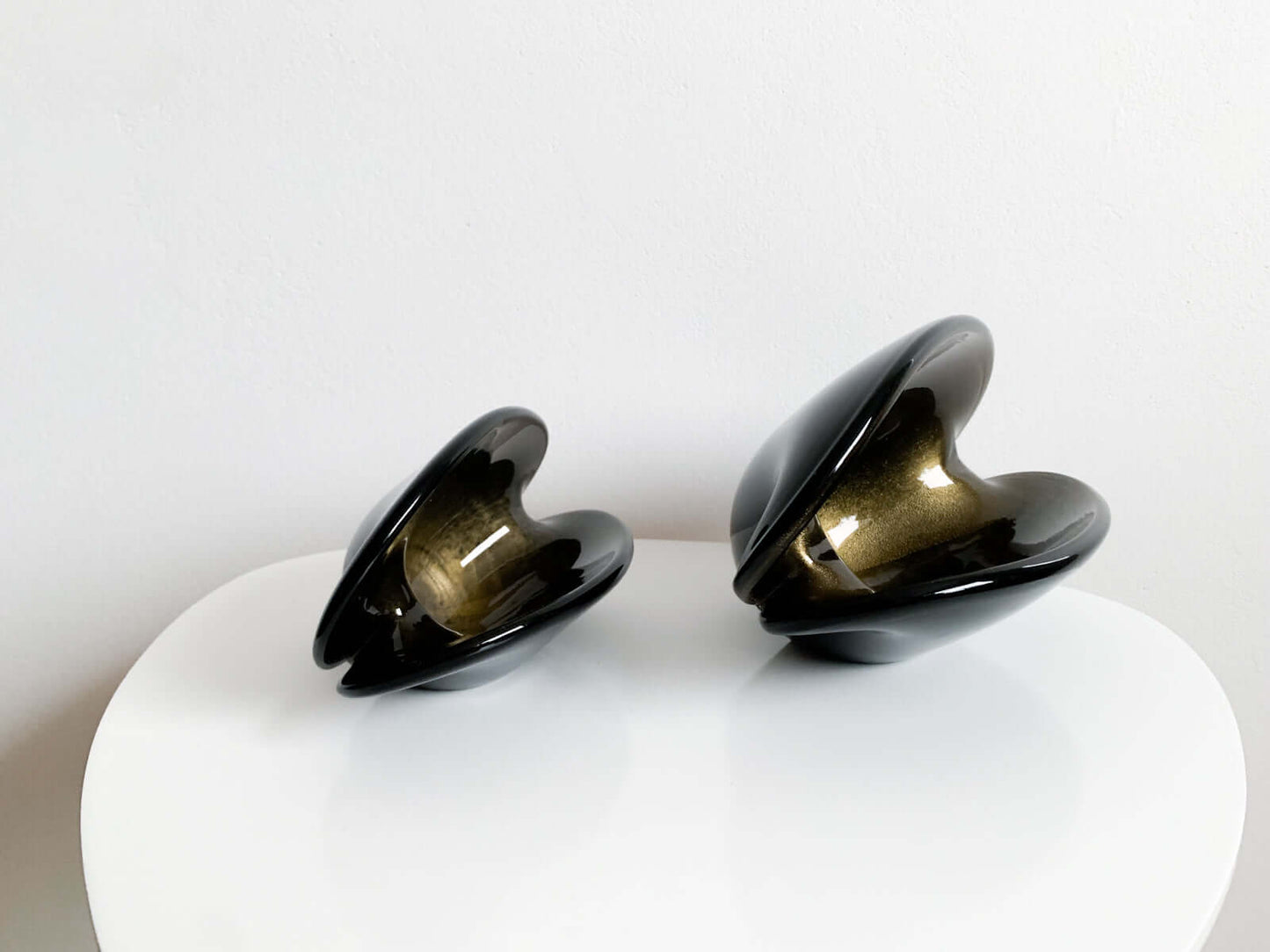 Franco Moretti, Murano Glass Art Sculpture Seashell 1970s, 16 cm